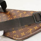 Louis Vuitton Belt Bag Monogram Macassar Christopher Brown Black — view 8
