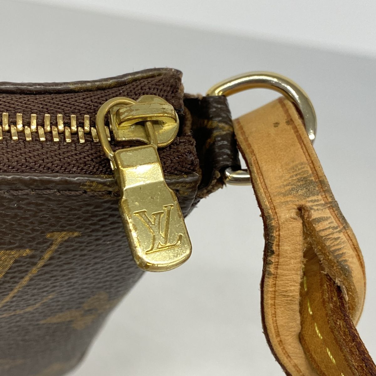 Louis Vuitton Pouch Monogram Pochette Accessoires Brown — view 8