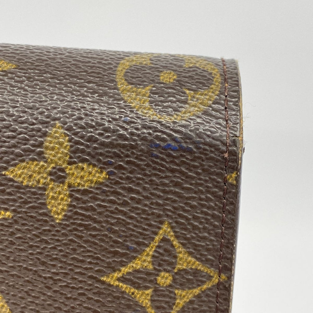 Louis Vuitton Wallet Monogram Pochette Porte Monnaie Credit Brown — view 7