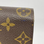 Louis Vuitton Wallet Monogram Pochette Porte Monnaie Credit Brown — view 7