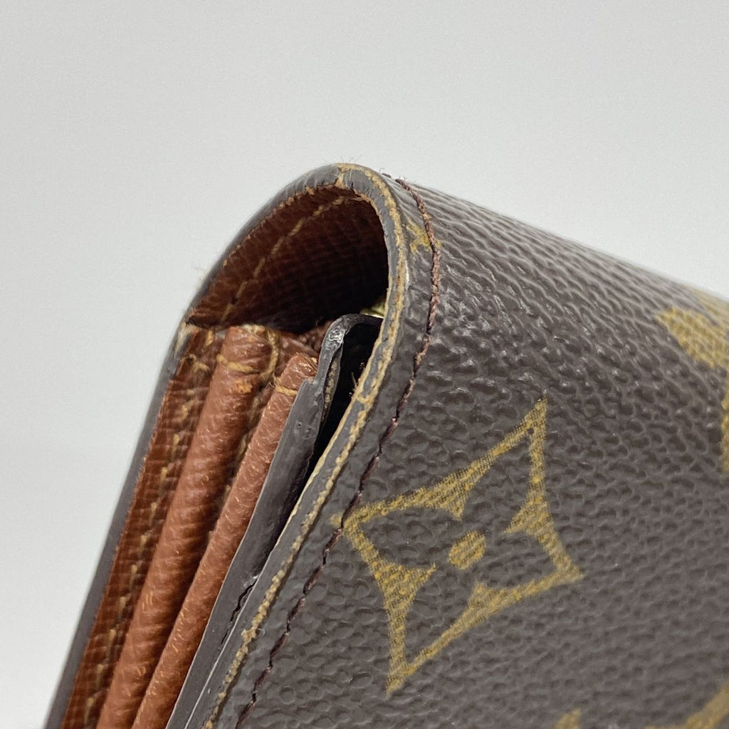 Louis Vuitton Wallet Monogram Pochette Porte Monnaie Credit Brown — view 6