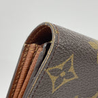 Louis Vuitton Wallet Monogram Pochette Porte Monnaie Credit Brown — view 6