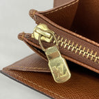 Louis Vuitton Wallet Monogram Pochette Porte Monnaie Credit Brown — view 8