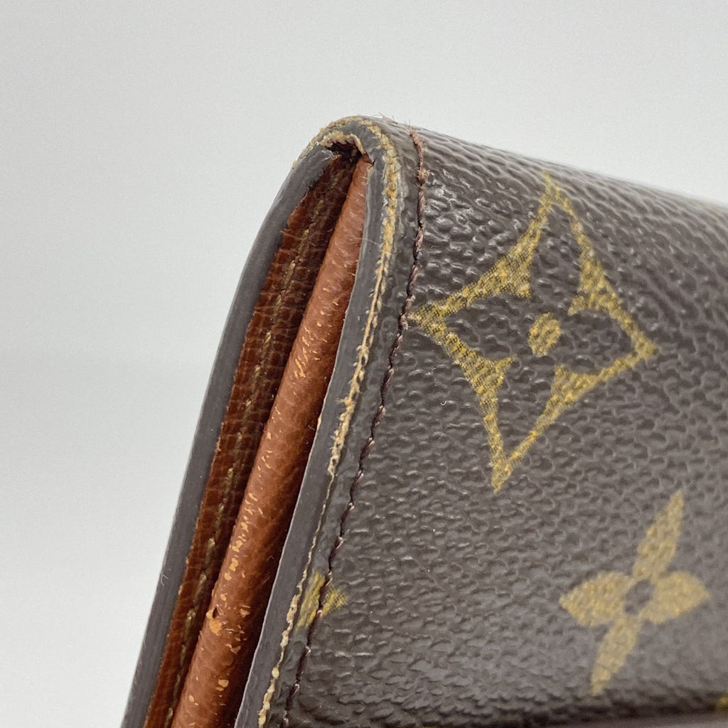 Louis Vuitton Wallet Monogram Pochette Porte Monnaie Credit Brown — view 5