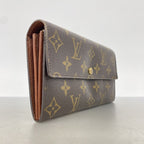 Louis Vuitton Wallet Monogram Pochette Porte Monnaie Credit Brown — view 2