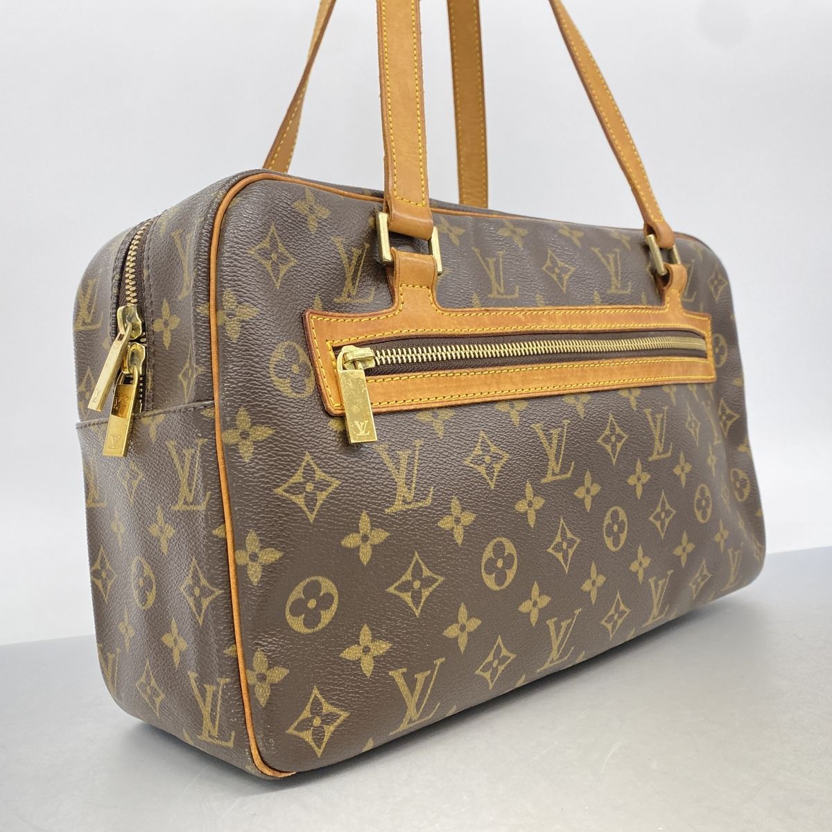 Louis Vuitton Shoulder Bag Monogram Cite GM Brown — view 2