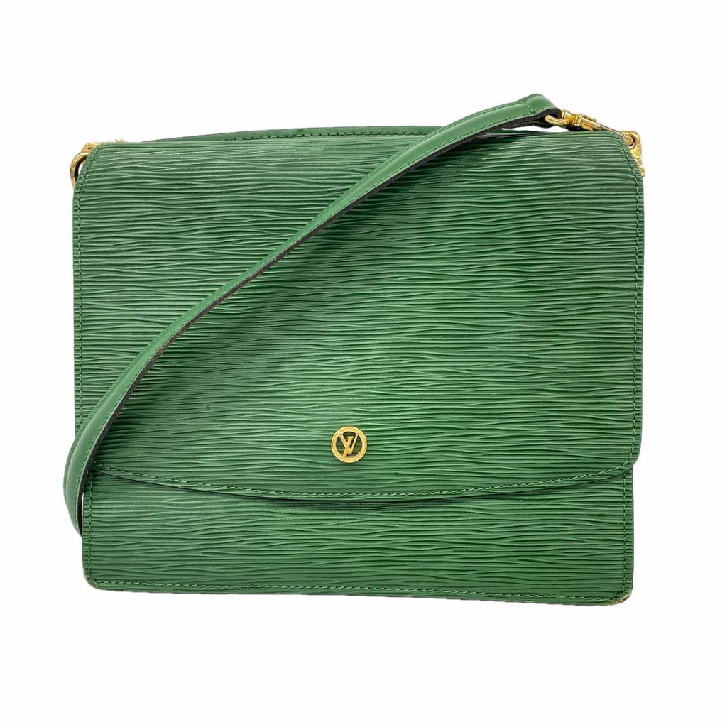 Louis Vuitton Shoulder Bag Epi Grenelle Borneo Green