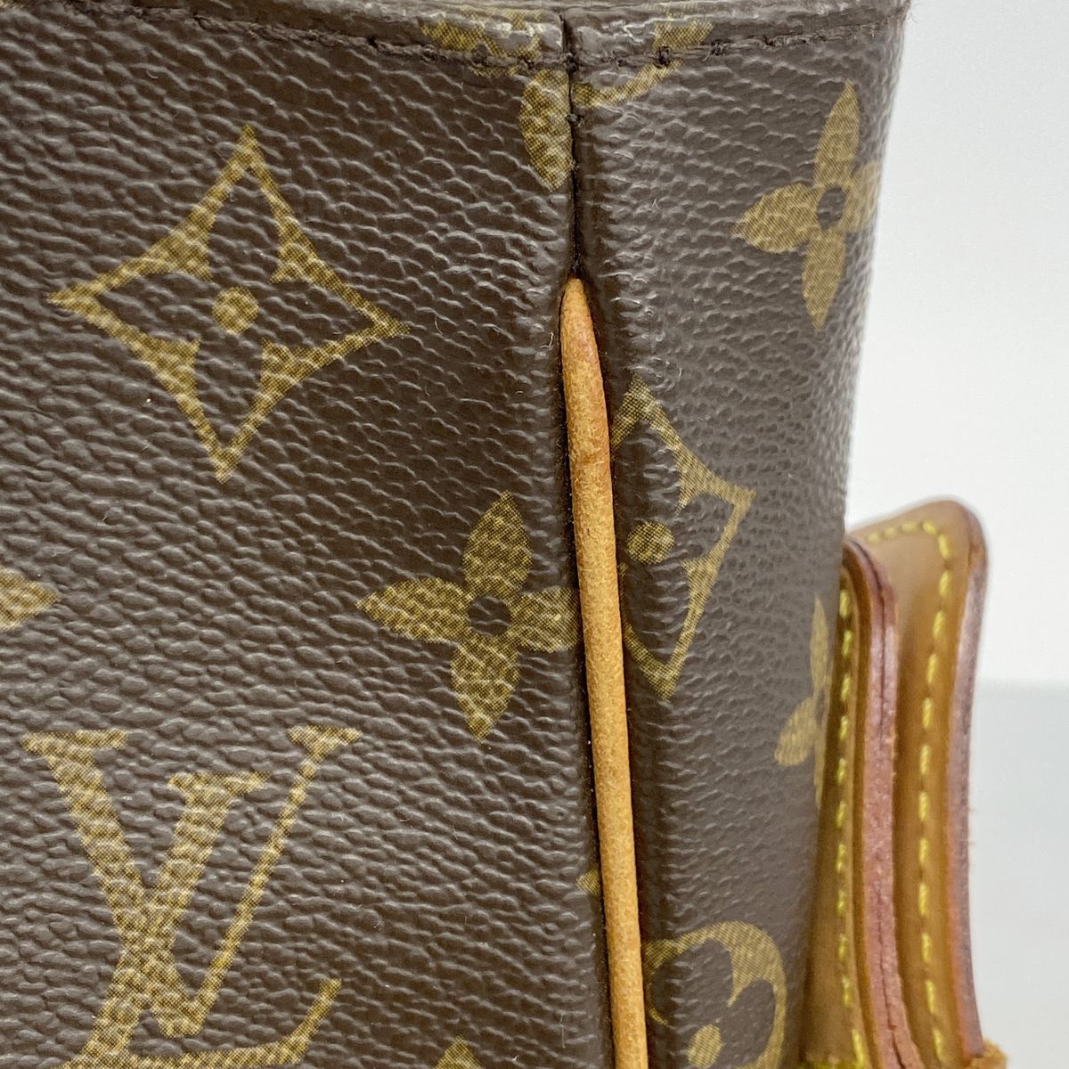 Louis Vuitton Shoulder Bag Monogram Viva-Cite GM Brown — view 7