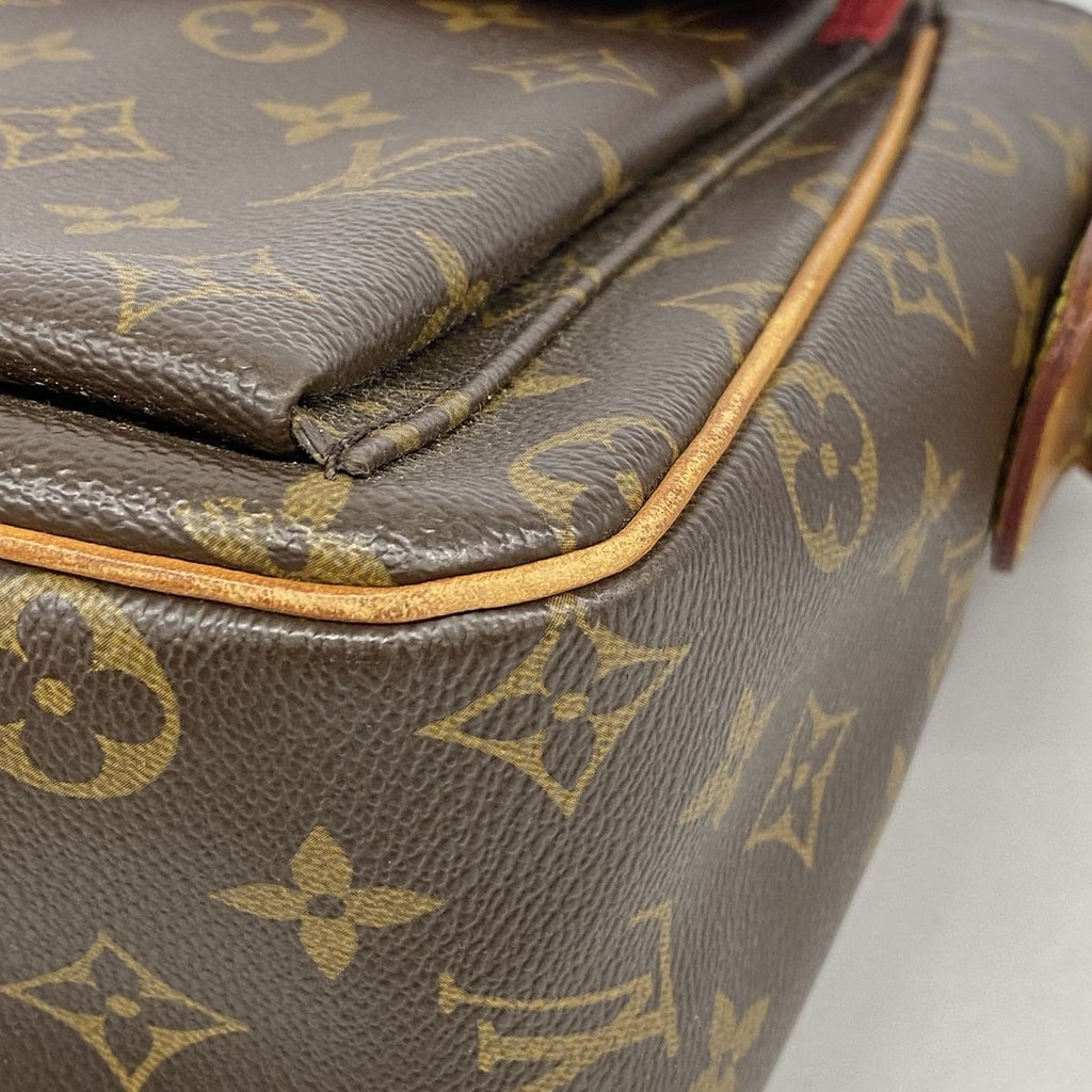 Louis Vuitton Shoulder Bag Monogram Viva-Cite GM Brown — view 6