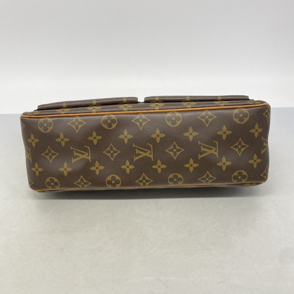 Louis Vuitton Shoulder Bag Monogram Viva-Cite GM Brown — view 3