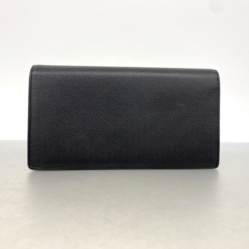 Chanel Wallet Coco Buttons Leather Black Gold — view 8