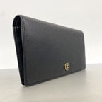 Chanel Wallet Coco Buttons Leather Black Gold — view 2