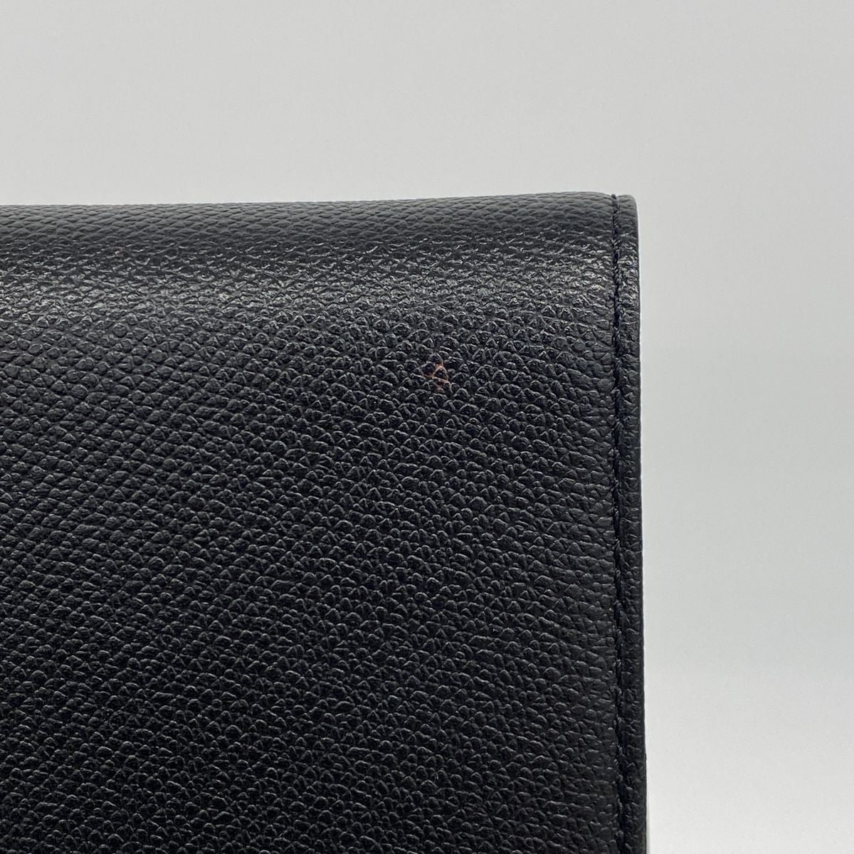 Chanel Wallet Coco Buttons Leather Black Gold — view 5