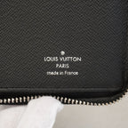 Louis Vuitton Wallet Damier Graphite Zippy Vertical Black Gray — view 5