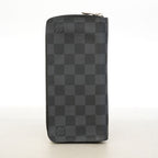 Louis Vuitton Wallet Damier Graphite Zippy Vertical Black Gray — view 8