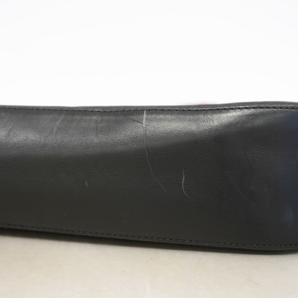 Gucci Tote Bag Sherry Line Leather Black Silver — view 8