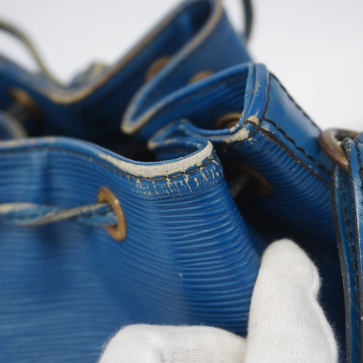 Louis Vuitton Shoulder Bag Epi Petit Noe Toledo Blue — view 7