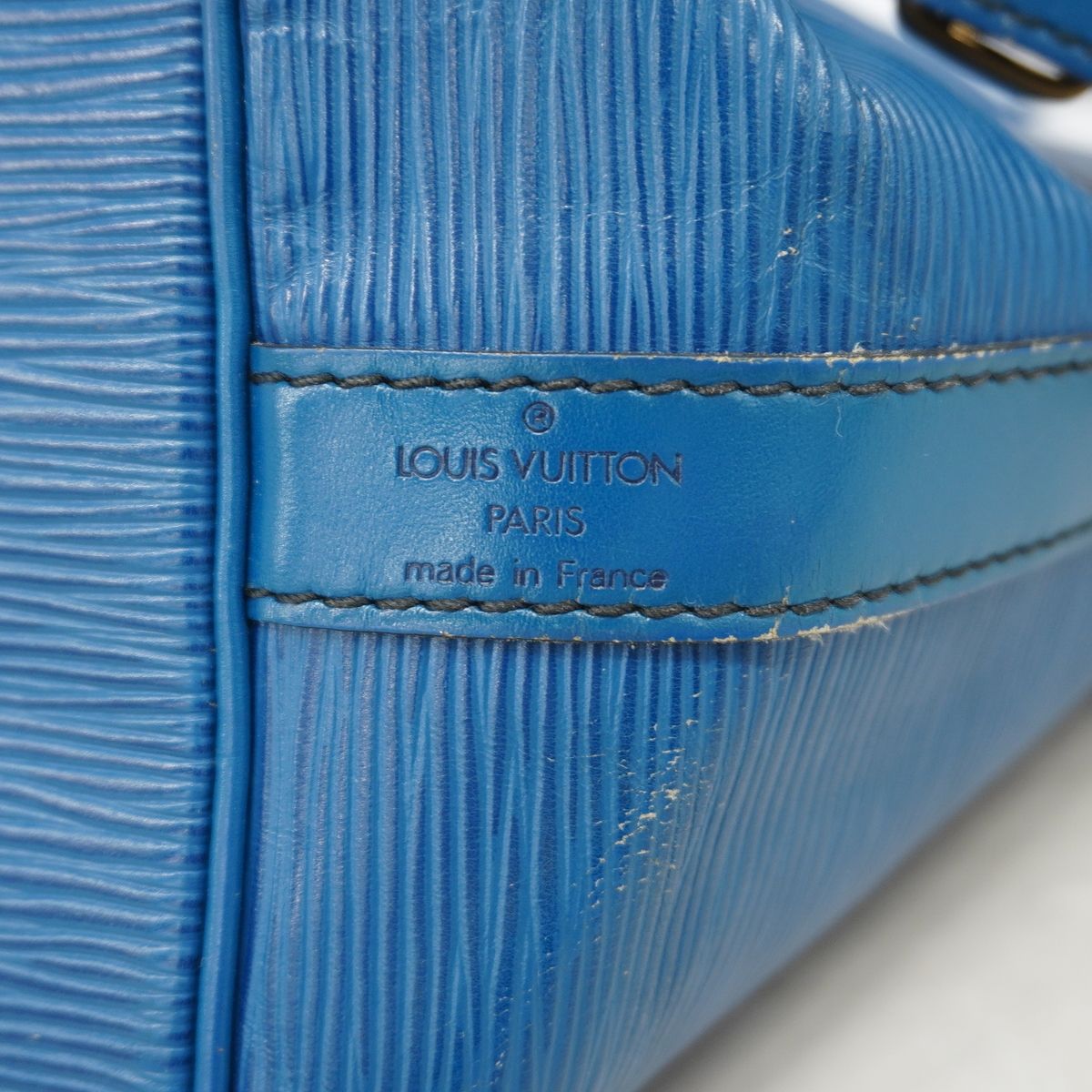 Louis Vuitton Shoulder Bag Epi Petit Noe Toledo Blue — view 5
