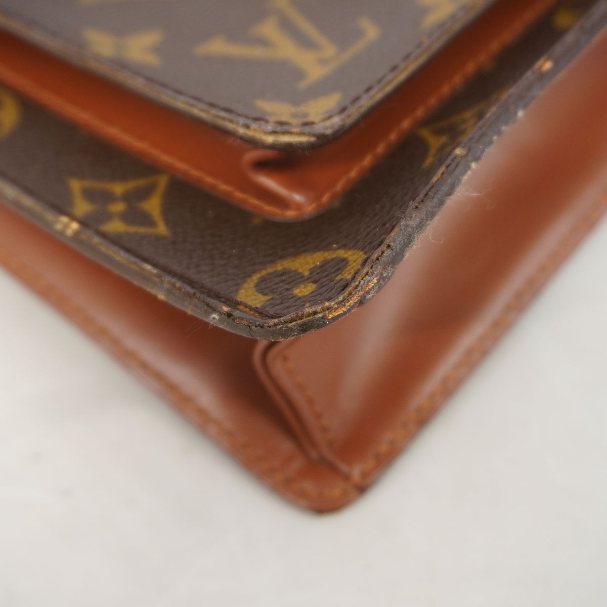 Louis Vuitton Handbag Monogram Monceau 26 Brown 2-Way Bag — view 6