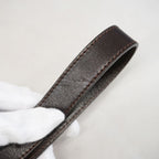 Fendi Shoulder Bag Zucca Nylon Canvas Brown Silver — view 8