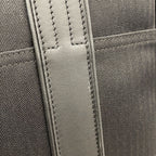 Hermes Backpack Sac a Dos Acapulco Toile Chevron Black Silver — view 8