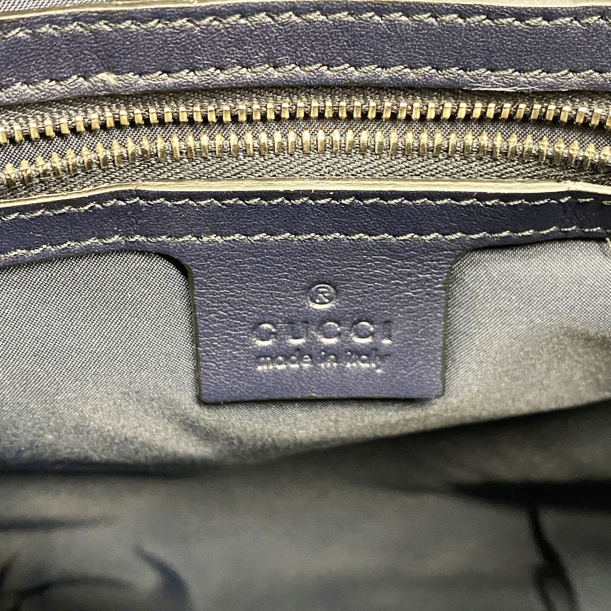 Gucci Backpack GG Blooms Navy Blue Silver — view 5