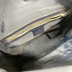 Gucci Backpack GG Blooms Navy Blue Silver — view 4