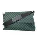 Gucci Shoulder Bag GG Canvas Green Gold