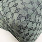 Gucci Shoulder Bag GG Canvas Green Gold — view 6