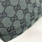 Gucci Shoulder Bag GG Canvas Green Gold — view 8