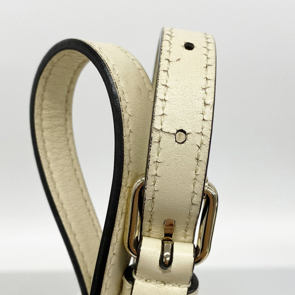 Gucci Handbag Micro Guccissima Leather Ivory Champagne Gold 2-Way Bag — view 7