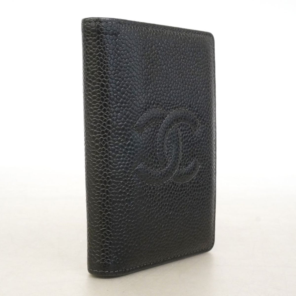 Chanel Card Case Caviar Leather Black — view 2