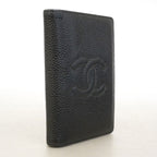 Chanel Card Case Caviar Leather Black — view 2