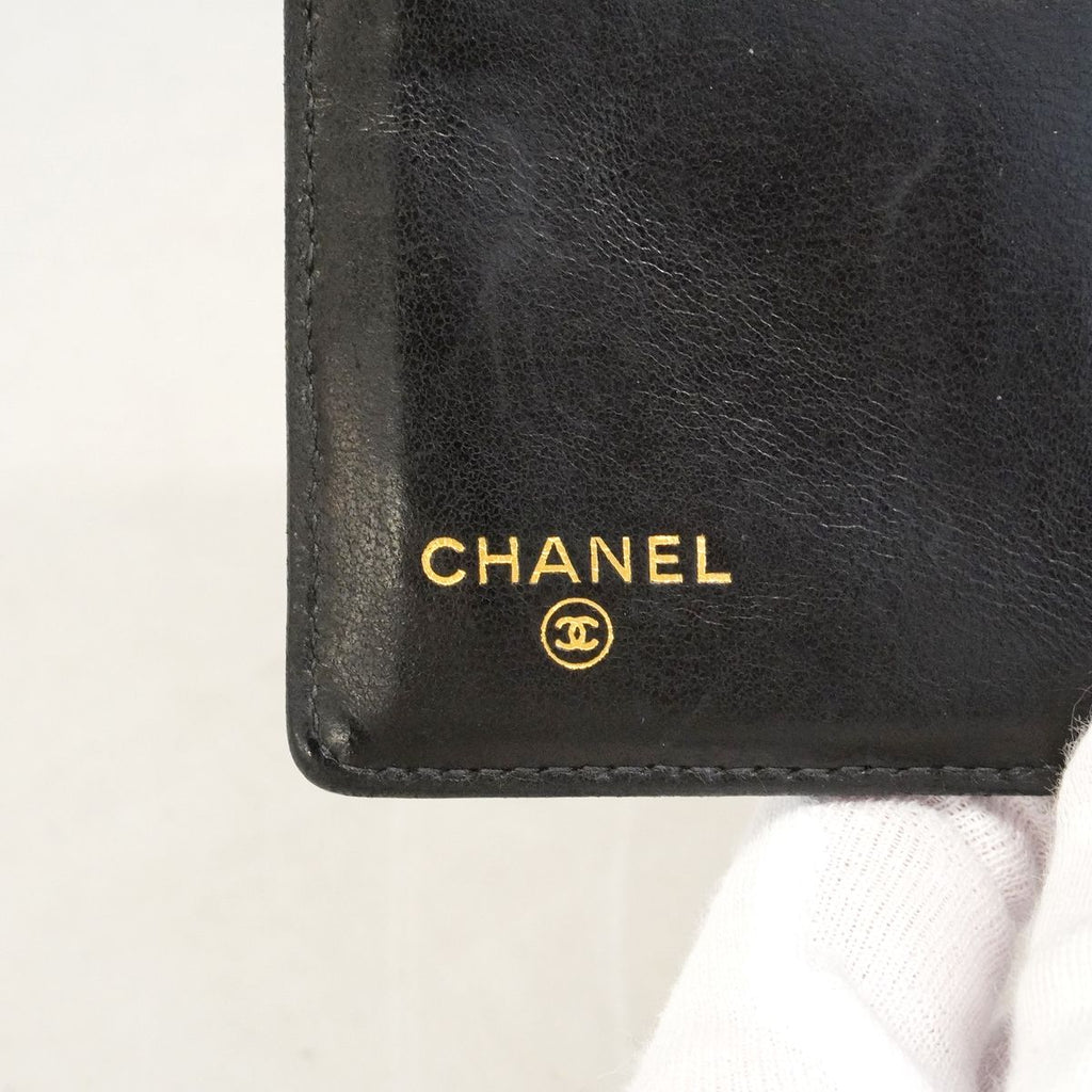 Chanel Card Case Caviar Leather Black — view 5