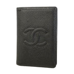 Chanel Card Case Caviar Leather Black