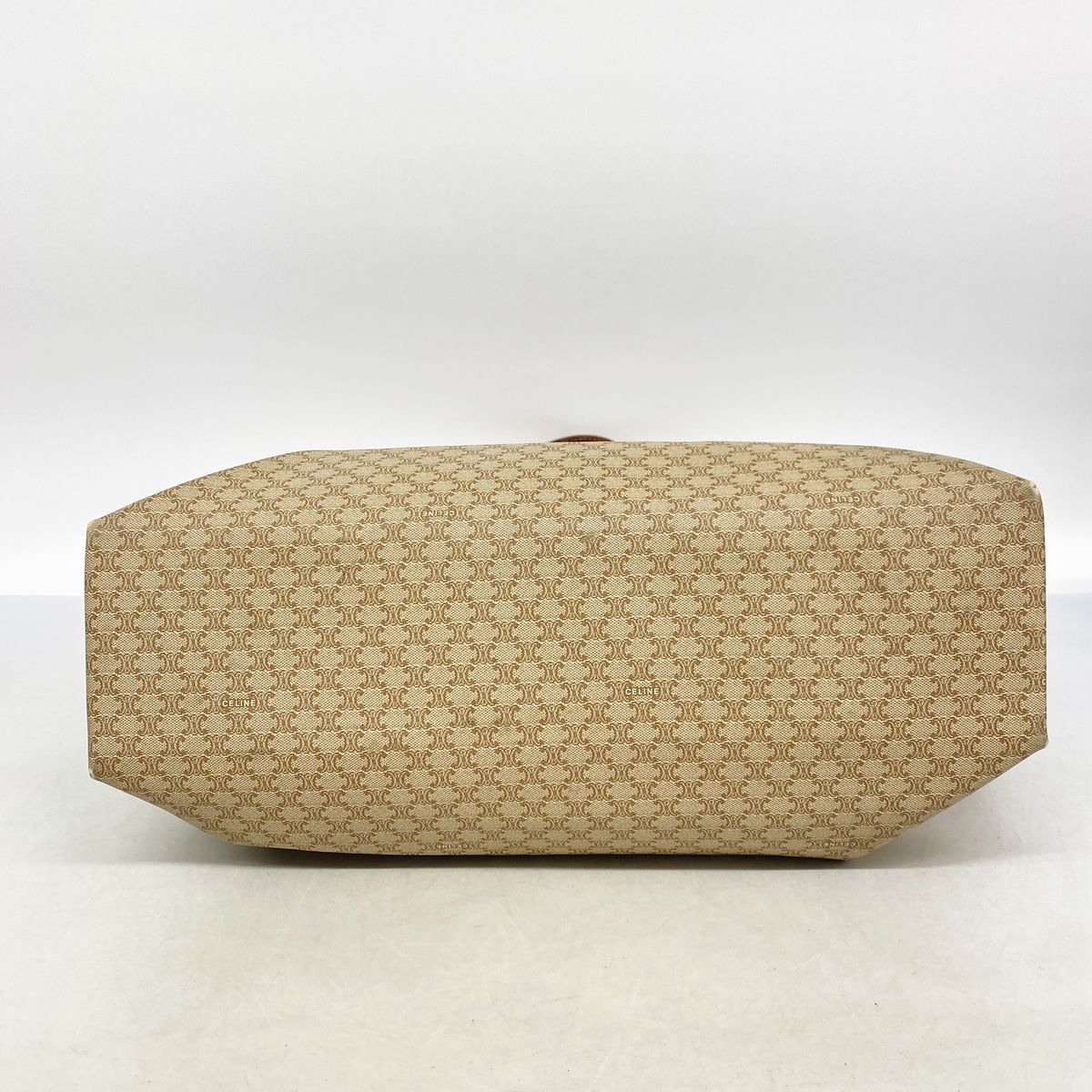 Celine Tote Bag Macadam Beige Gold — view 3