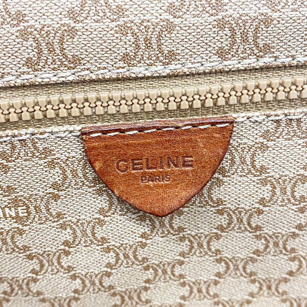 Celine Tote Bag Macadam Beige Gold — view 5