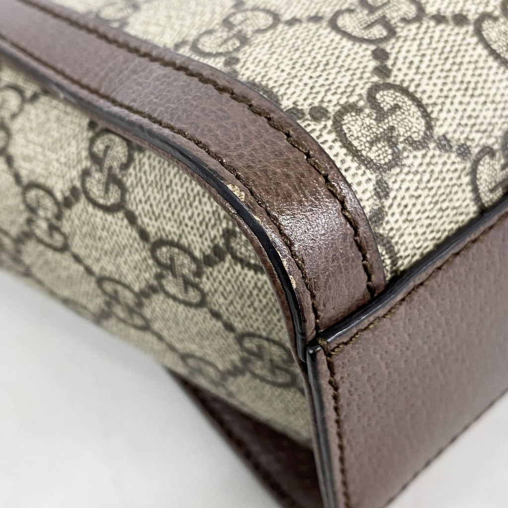 Gucci Handbag Ophidia Brown Gold 2-Way Bag — view 6