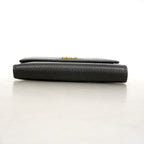 Gucci Wallet GG Marmont Leather Black Gold — view 3