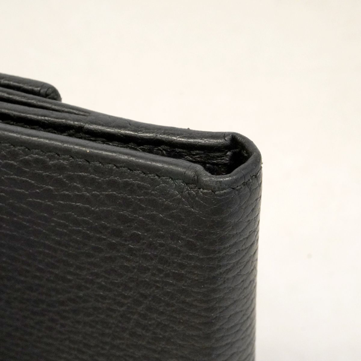 Gucci Wallet GG Marmont Leather Black Gold — view 7