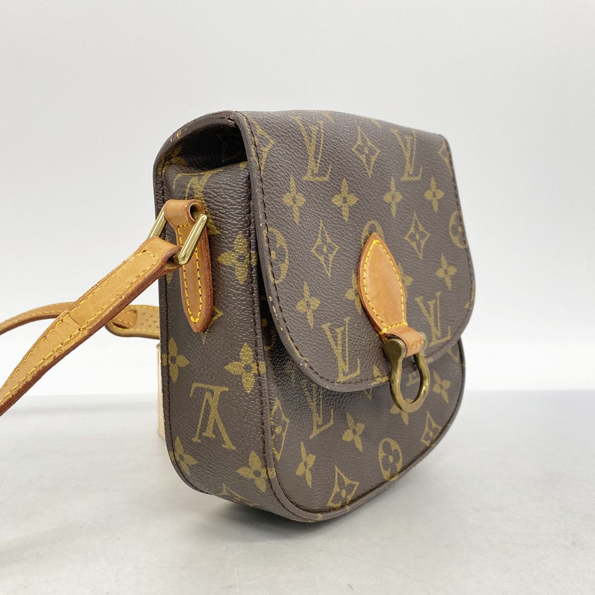 Louis Vuitton Shoulder Bag Monogram Mini Saint-cloud Brown — view 2
