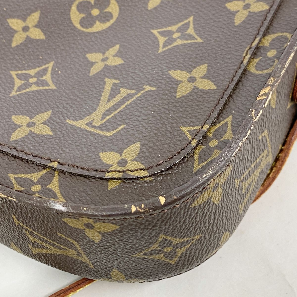 Louis Vuitton Shoulder Bag Monogram Mini Saint-cloud Brown — view 6