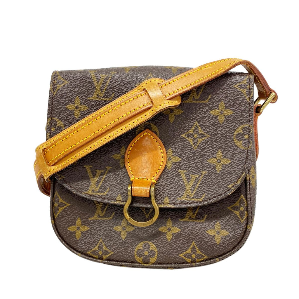 Louis Vuitton Shoulder Bag Monogram Mini Saint-cloud Brown