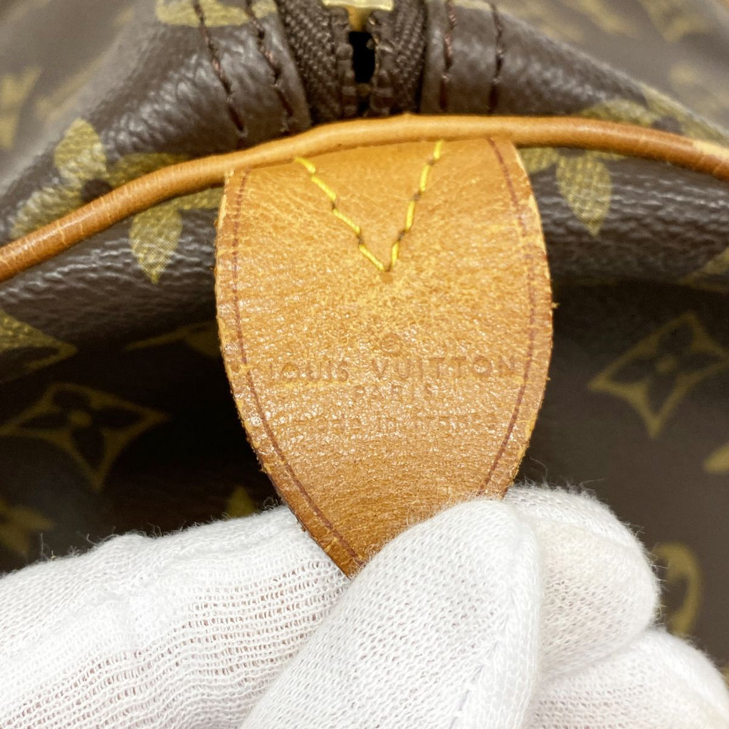 Louis Vuitton Boston Bag Monogram Keepall 50 Brown — view 5