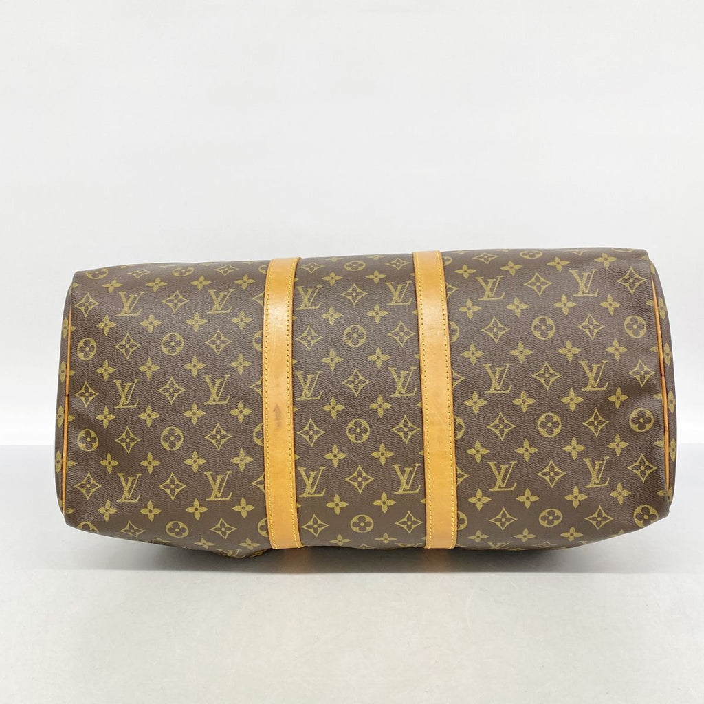 Louis Vuitton Boston Bag Monogram Keepall 50 Brown — view 3