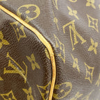 Louis Vuitton Boston Bag Monogram Keepall 55 Brown — view 6