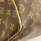 Louis Vuitton Boston Bag Monogram Keepall 55 Brown — view 7