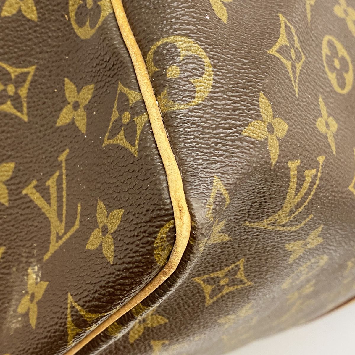 Louis Vuitton Boston Bag Monogram Keepall 55 Brown — view 7