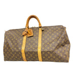 Louis Vuitton Boston Bag Monogram Keepall 55 Brown