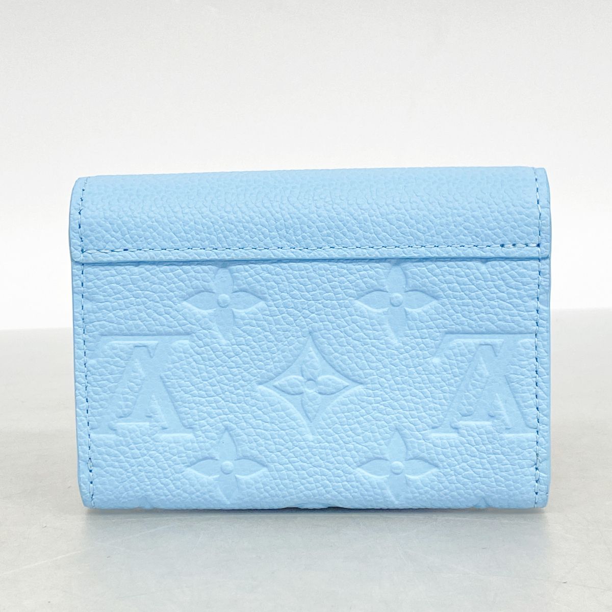 Louis Vuitton Coin Purse Monogram Empreinte Porte Monnaie Rosalie Gray Blue — view 8